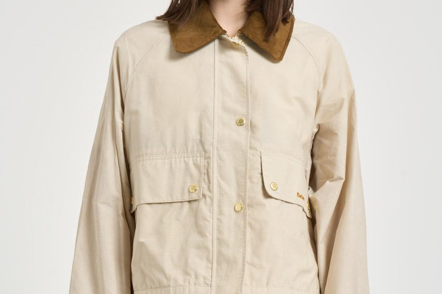 Giacca donna corta beige LSP304 CR31 BARBOUR 