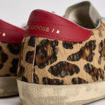 Sneakers donna Super Star in cavallino leopardato GWF00101 F00810315868 GOLDEN GOOSE 