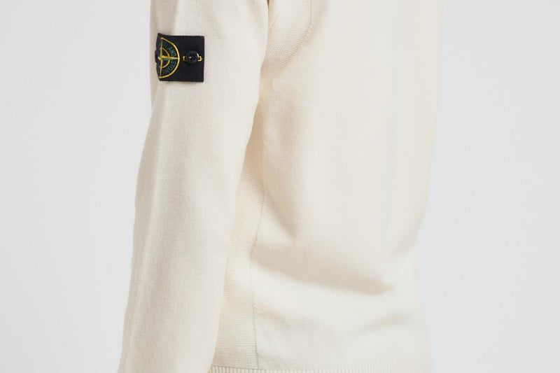 Maglia uomo girocollo panna 5100001 S00A1V0093 STONE ISLAND 