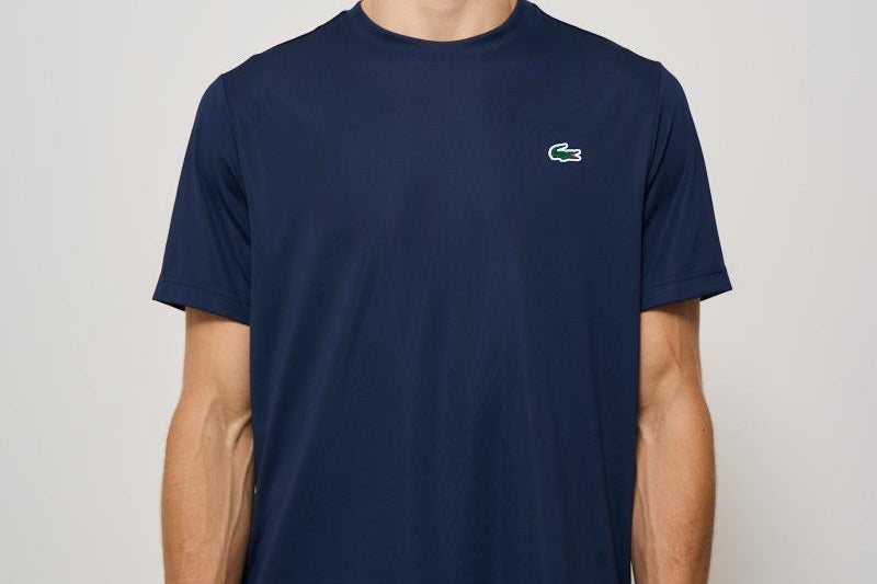 T-shirt uomo girocollo blu TH8920 166 LACOSTE 