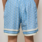 Bermuda uomo monogram celeste GH9928 GIL LACOSTE 