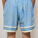 Bermuda uomo monogram celeste GH9928 GIL LACOSTE 