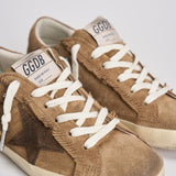 Sneakers donna Super Star marrone GWF00101 F00754755676 GOLDEN GOOSE 