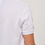 Polo uomo bianca con logo 8N1FQ2 1JTKZ0100 EMPORIO ARMANI 