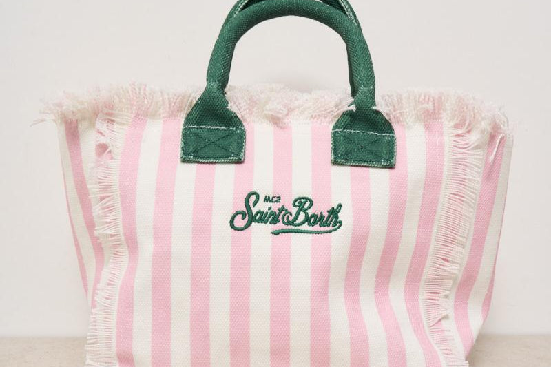 Borsa donna Colette a righe rosa COLETTE 03754H MC2 SAINT BARTH 