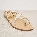 Sandali donna oro e argento W65  EMANUELA CARUSO CAPRI 
