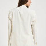 Blazer donna doppiopetto panna GWP00829 P00138211364 GOLDEN GOOSE 