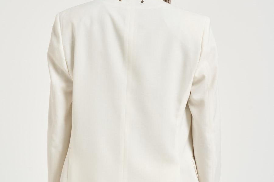 Blazer donna doppiopetto panna GWP00829 P00138211364 GOLDEN GOOSE 