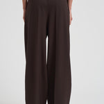 Pantalone donna wide leg marrone D232492 LILIUXY086MORO P.a.r.o.s.h. 
