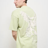 T-shirt uomo girocollo verde MLM41066 37 REPRESENT 