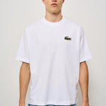 T-shirt uomo girocollo bianca con logo TH2745 001 LACOSTE 
