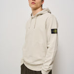 Felpa uomo panna con cappuccio 6100045 S0051V0095 STONE ISLAND 