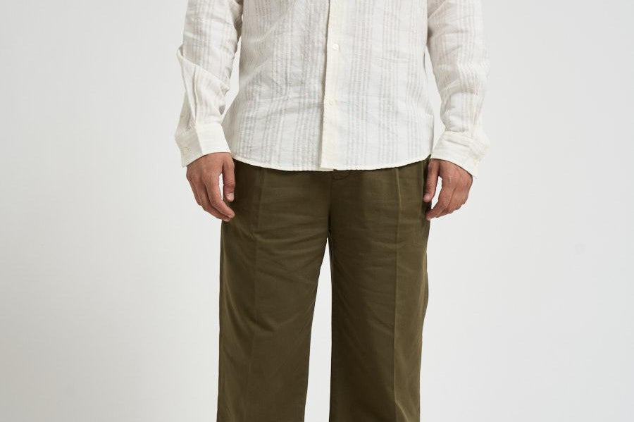 Camicia uomo Saryan x bianca M26100030 CLEARCREAM SAMSØE SAMSØE 