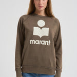 Felpa donna Millyny tortora SW0160FA C3M07EDBEC MARANT ETOILE 