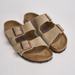 Sandalo arizona donna in suede 951303 TAUPE BIRKENSTOCK 