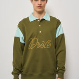 Polo uomo verde e celeste PL154 CO127LKK DROLE DE MONSIEUR 