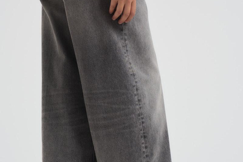 Jeans donna Bethany a palazzo grigio BETHANY FLANELGREY HAIKURE 