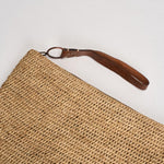 Pochette donna Ampy in rafia beige AMPY TEA IBELIV 