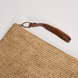 Pochette donna Ampy in rafia beige AMPY TEA IBELIV 