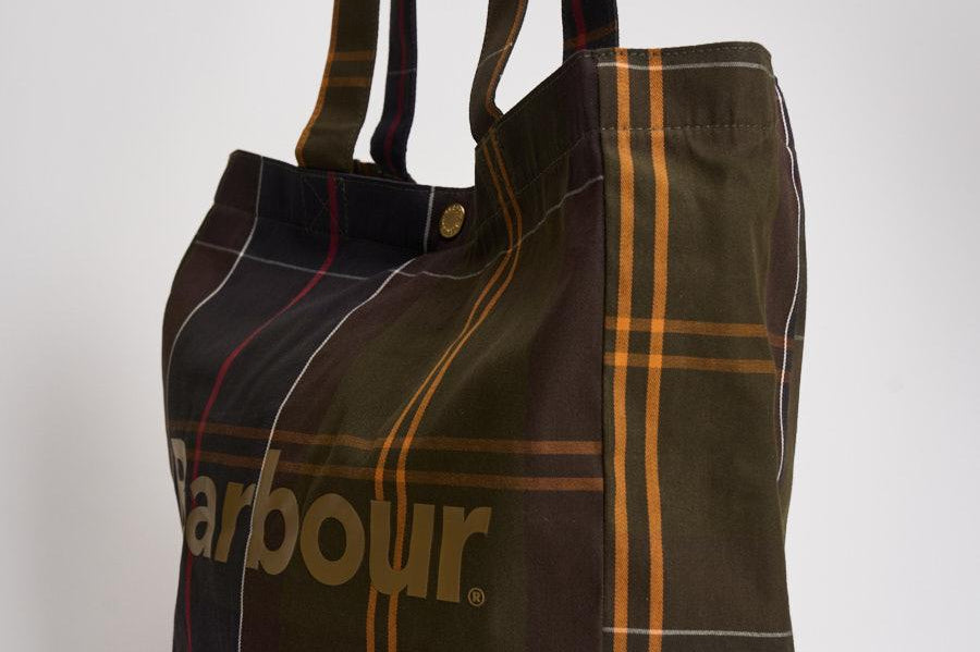 Borsa tote donna tartan Telfield marrone UBA0751 TN11 BARBOUR 