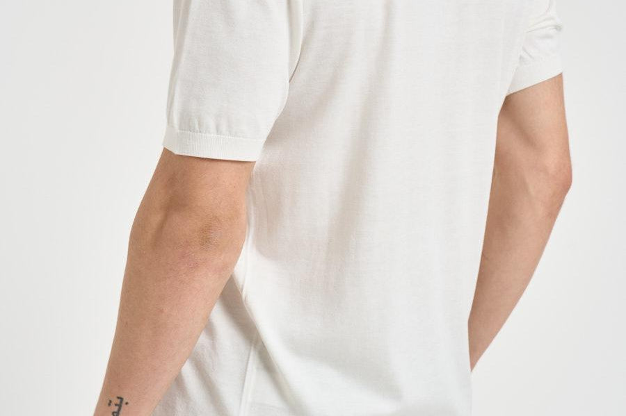 Polo uomo in maglia panna 300426 25 KANGRA 