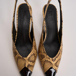 Slingback donna in pelle pitonata 1159843091 JOJOBA3091 ROTATE 