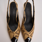 Slingback donna in pelle pitonata 1159843091 JOJOBA3091 ROTATE 