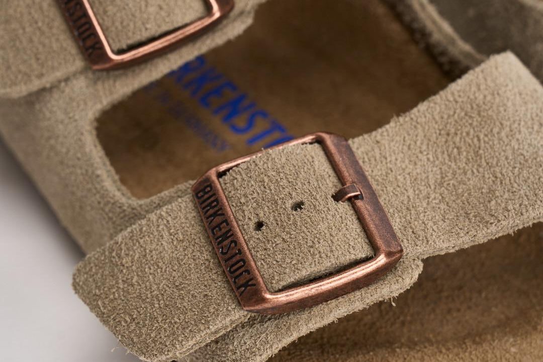 Sandalo arizona donna in suede 951303 TAUPE BIRKENSTOCK 