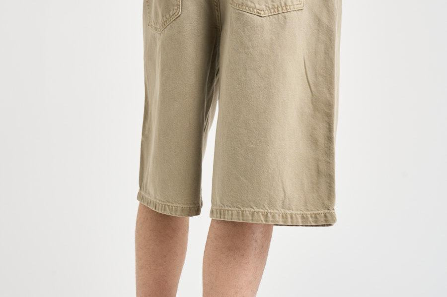 Bermuda uomo in denim sabbia 306 SAND WOODBIRD 