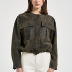 Giacca donna effetto vintage marrone 50009D ARMY SALVATORE SANTORO 