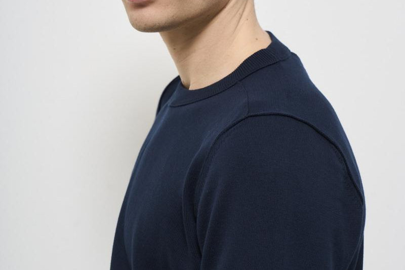 Maglia uomo girocollo blu 5100053 S00B2V0020 STONE ISLAND 
