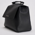 Borsa donna Sveva Soft Piccol a mano in pelle con tracolla nera B01999SOF NERO ORCIANI 
