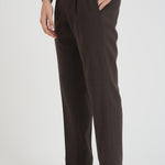 Pantalone uomo carrot fit marrone IRNO 270656 SANTANIELLO 