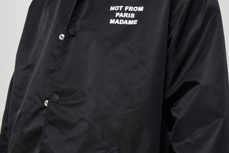 Giacca uomo in nylon nera JT183 PA014BL DROLE DE MONSIEUR 