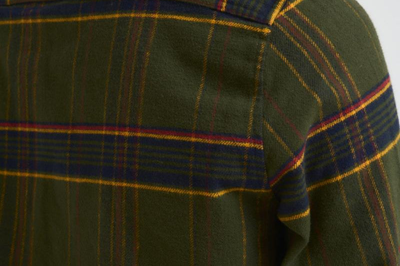 Camicia uomo a quadri verde 1000546 515 LES DEUX 