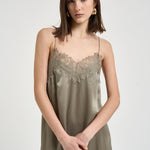 Abito donna lungo verde oliva BAILAR OLIVEGREEN IRO 