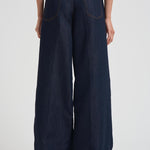Jeans palazzo in denim donna LPE10V86 BLU NINE IN THE MORNING 