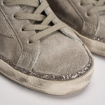 Sneakers donna Super-Star in suede grigio GWF00857 F00805915864 GOLDEN GOOSE 