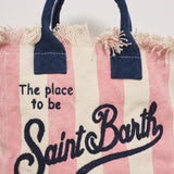Borsa donna Colette a righe rosa COLETTE 03301H MC2 SAINT BARTH 