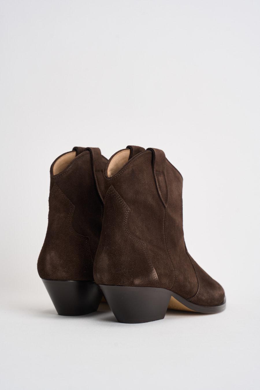Stivali donna in suede testa di moro BO0002FA A1A03S50CL ISABEL MARANT 