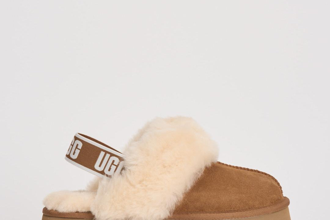 Ciabatta donna Funkette chestnut 1113474 CHESTNUT UGG 