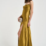 Abito donna lungo oro 626SS6809S GOLDEN DANAME 
