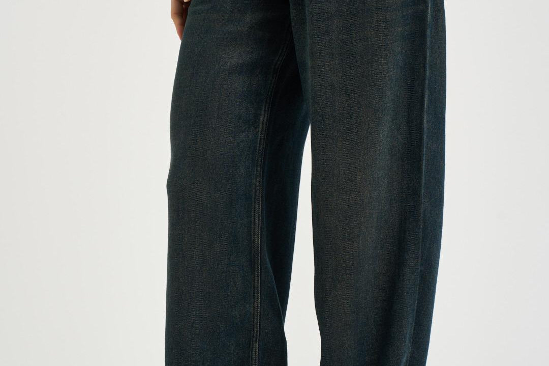 Jeans donna Rodayna in denim scuro PA0554FB D1H03I30YB ISABEL MARANT 