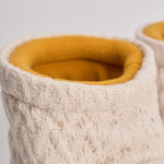 Stivale donna da neve in maglia panna 1409750 L032WHITESAND MOON BOOT 