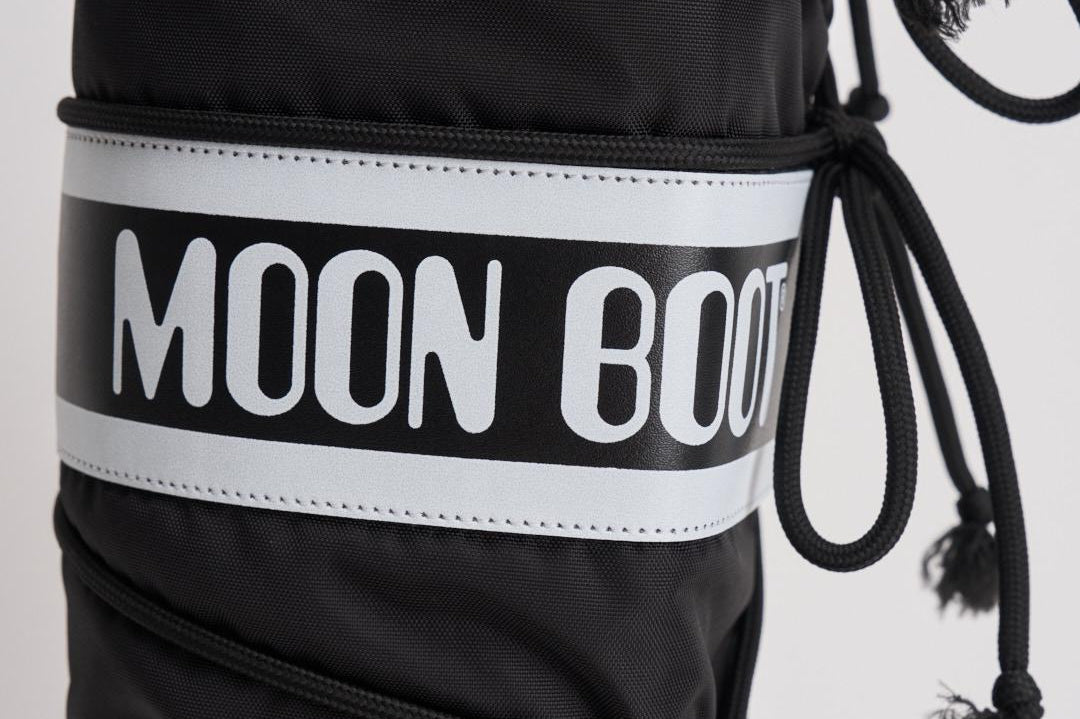 Stivale donna da neve alto in nylon nero 1400440 N001BLACK MOON BOOT 