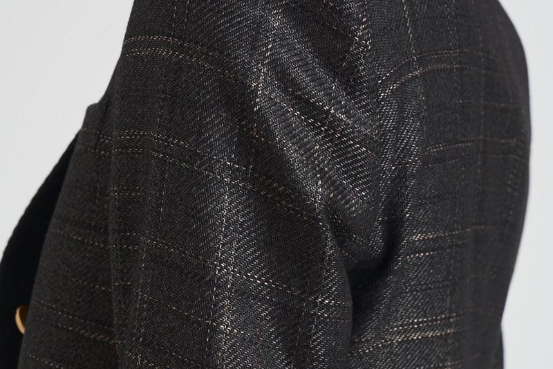 Giacca donna doppiopetto J Parigi grigia e dorata JPARIGI10B H70024NERO TAGLIATORE 