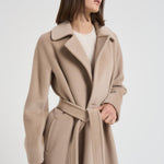 Cappotto donna lungo Tenzone beige TENZONE 020 MAX MARA STUDIO 