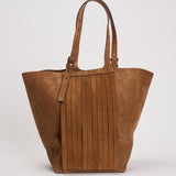 Borsa donna 24.7 Fringed Palmellato marrone GWA00766 A00074655312 GOLDEN GOOSE 