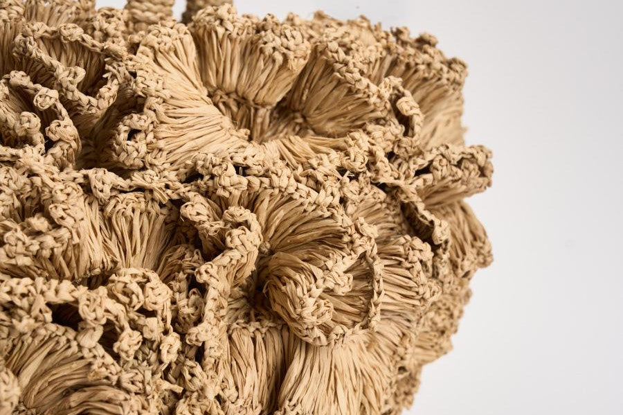 Borsa donna Coral in rafia beige CORAL TEA IBELIV 