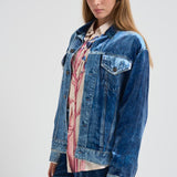 Giubbotto donna KanKam blu 12705 516601 PIERRE-LOUIS MASCIA 